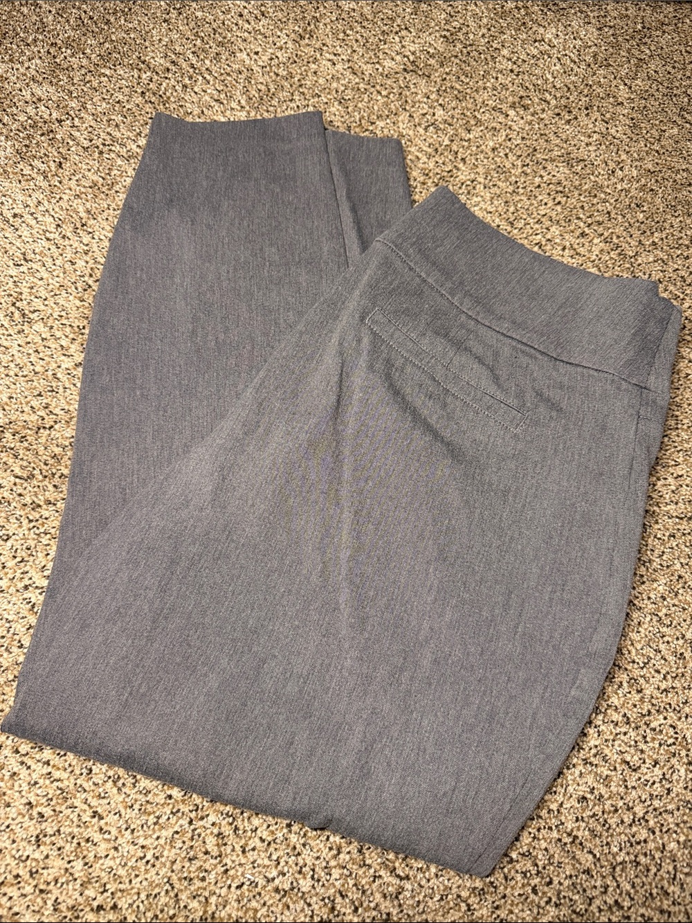 Maurices Gray Pull-On Work Pants